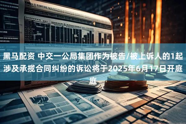 黑马配资 中交一公局集团作为被告/被上诉人的1起涉及承揽合同纠纷的诉讼将于2025年6月17日开庭